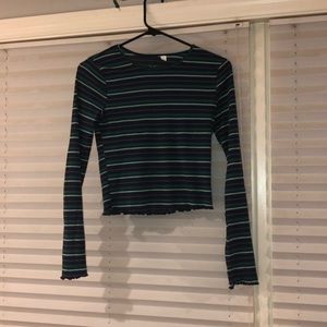 long sleeve pacsun crop top